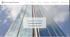 Desktop Screenshot of customglass.com