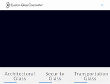 Tablet Screenshot of customglass.com